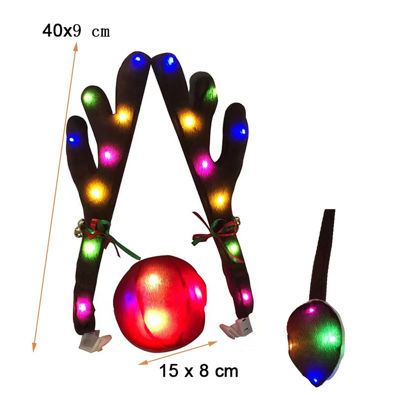 Rudolph LED Car Antlers Kit